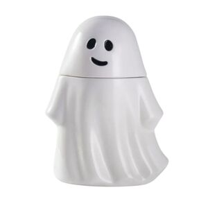 Way to Celebrate Halloween Ceramic Ghost Treat Jar, Food Storage